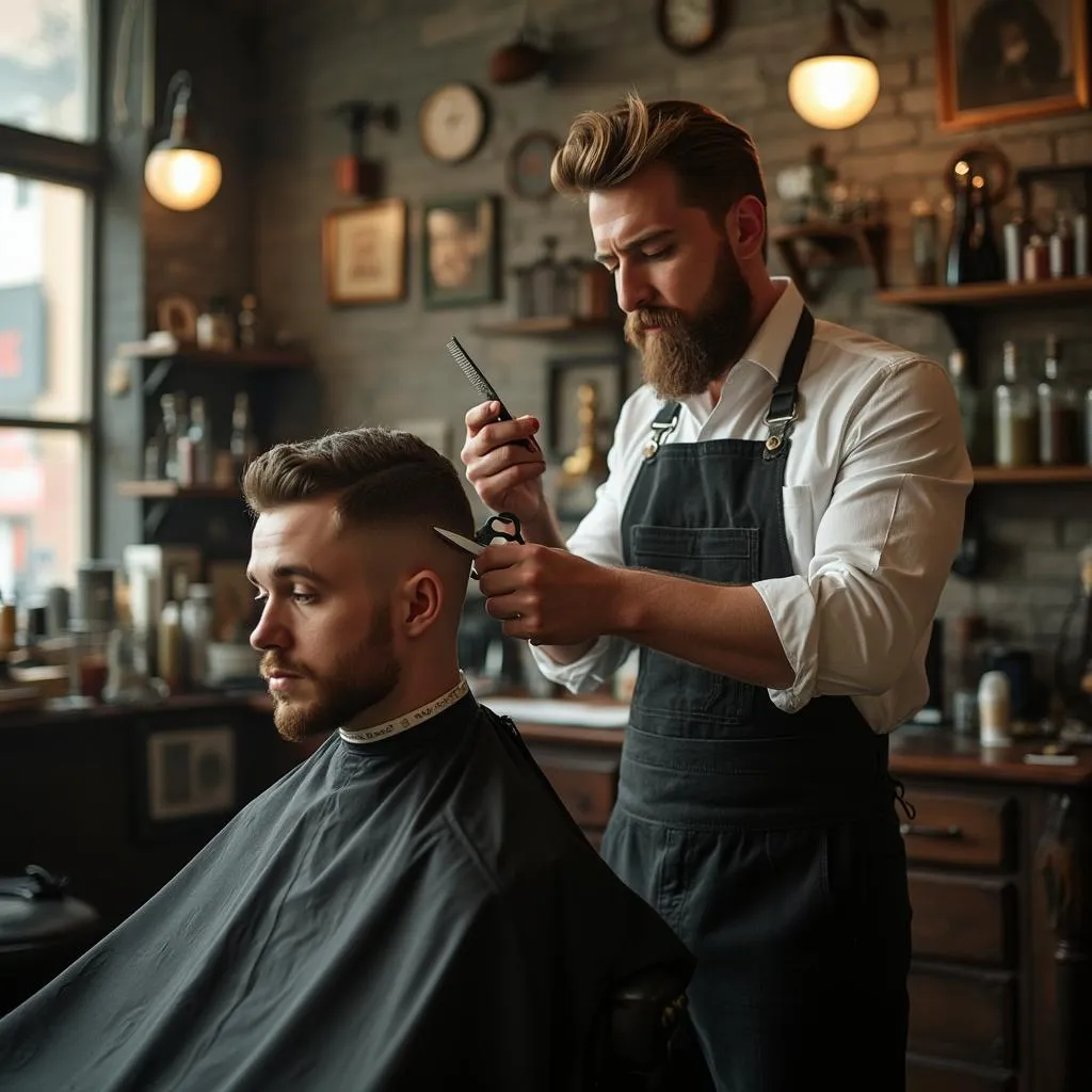 Historia de la barbería