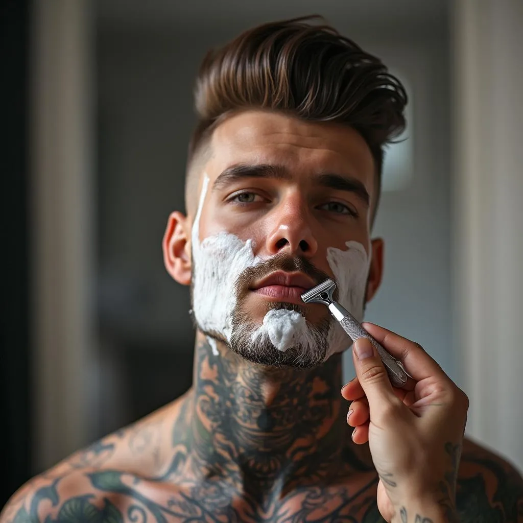 Javier Moreno, barbero senior